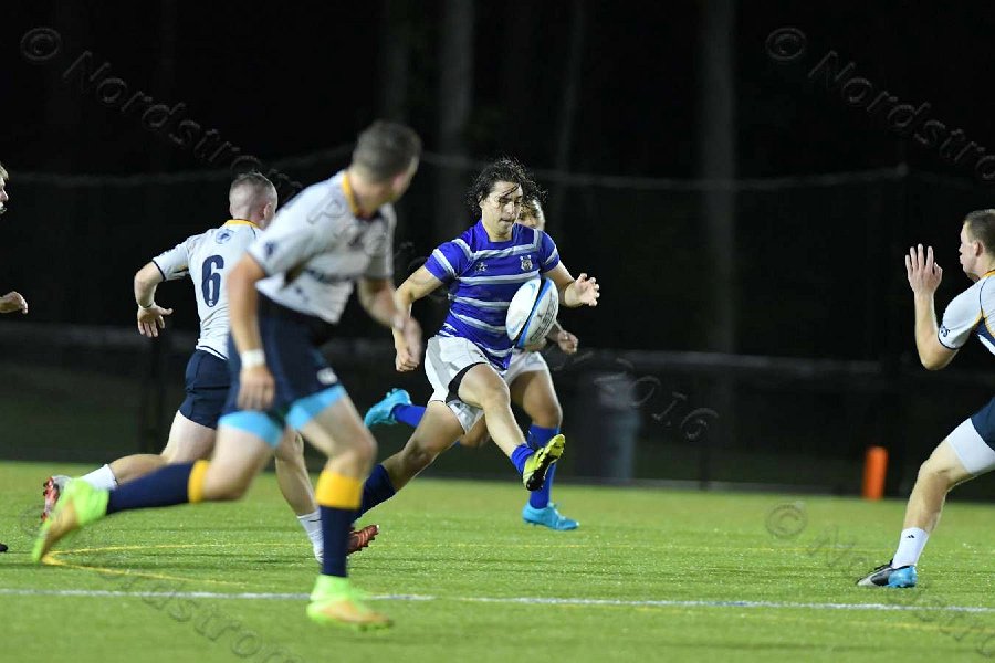Wheaton Men\'s Rugby vs Mass Maritime.  Photo by Keith Nordstrom